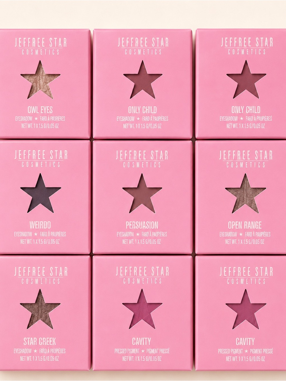 Jeffree Star Cosmetics Artistry Singles Lot of 9 NIB - Picture 3 of 3